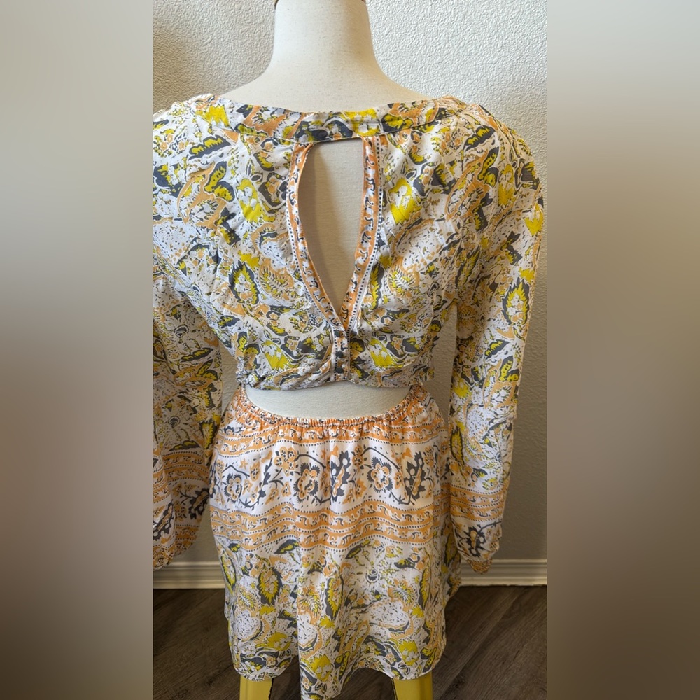 free people SILVER SUN mini dress . - Picture 5 of 7